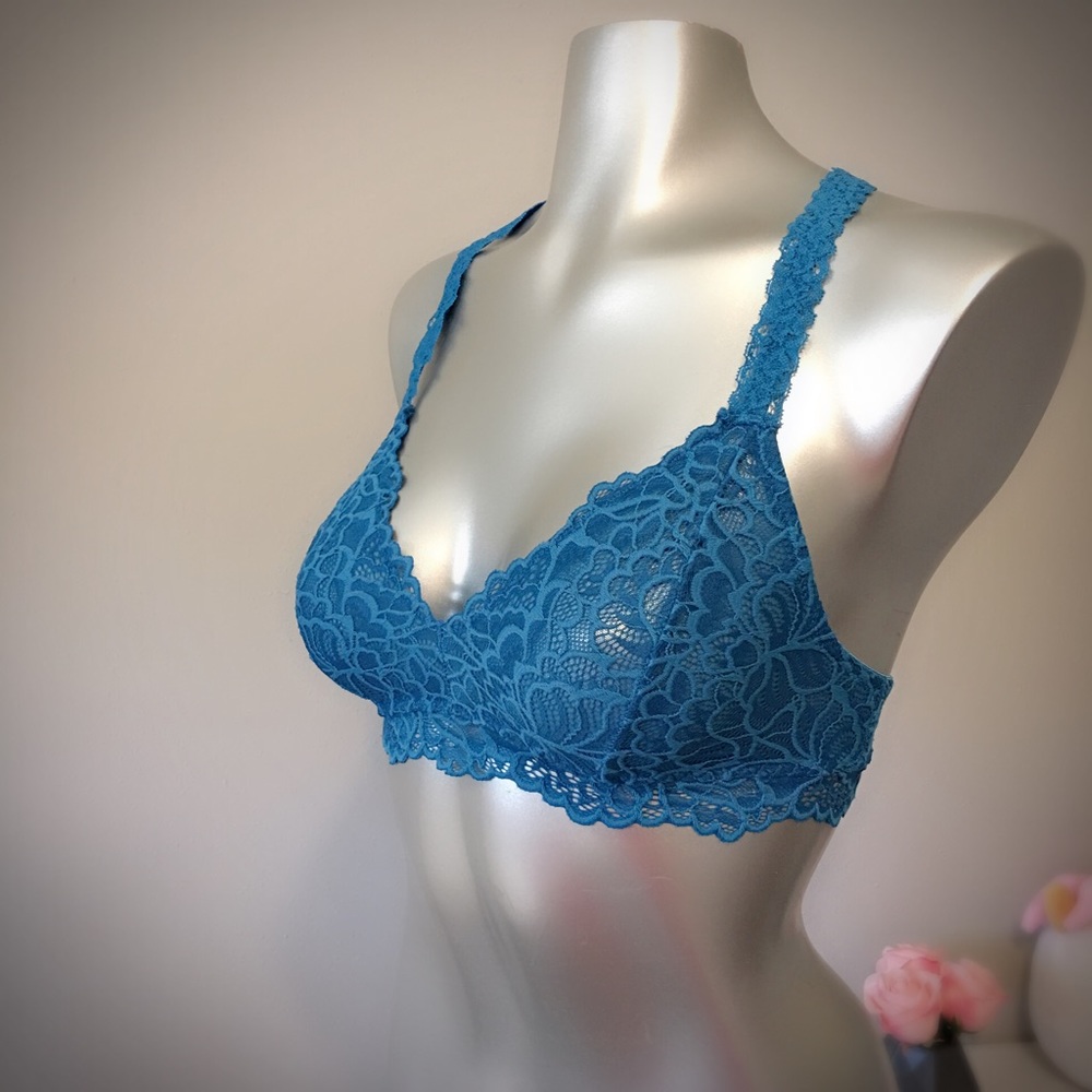 Wireless Lace Racerback Bra